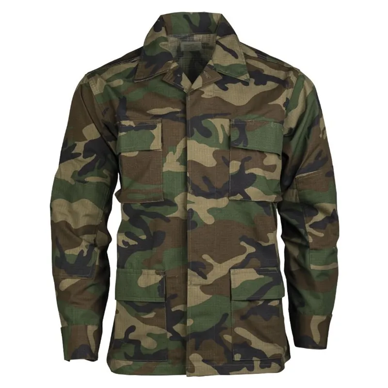 Teesar Blůza US Typ BDU Rip-Stop · Woodland