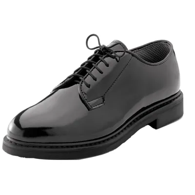 Boty - Polobotky Lesklé K Uniformě USMC Oxfords - Barva: ČERNÁ -, Velikost: 11W - Rothco