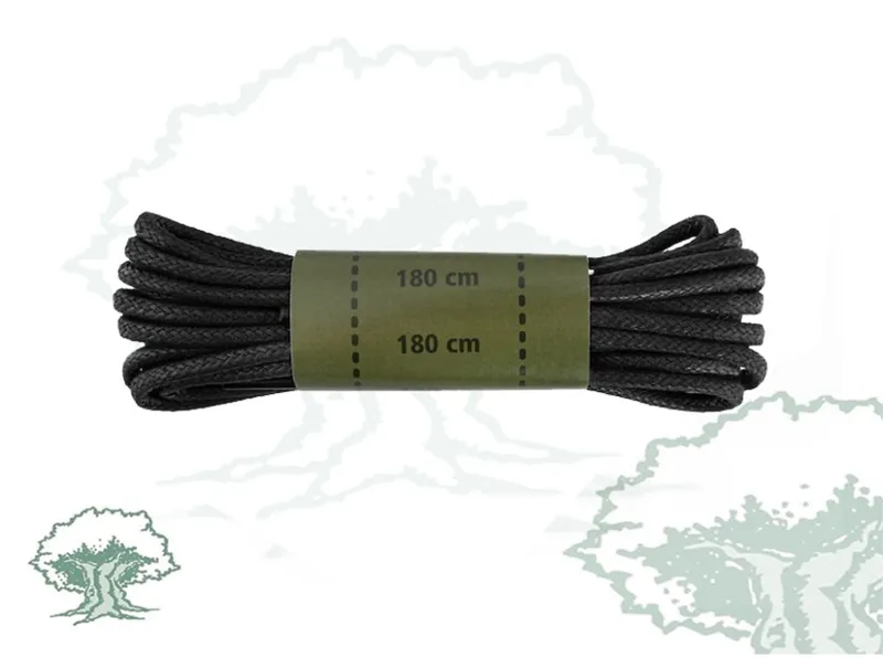 MilTec Cordones Polyester 180 cm · Negro