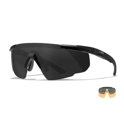 Brýle Střelecké SABER Advanced Sada II 2 Skla ČERNÝ Rám - Wiley X