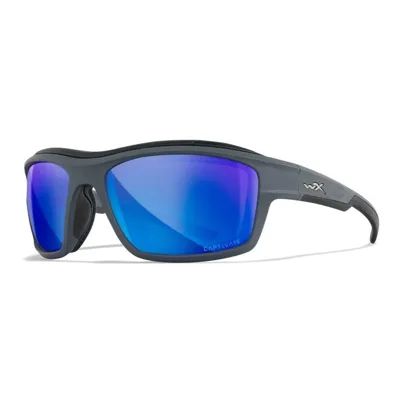 Brýle Střelecké WX OZONE Captivate™ ŠEDÝ Rám Polarizovaná Modrá Skla - Wiley X