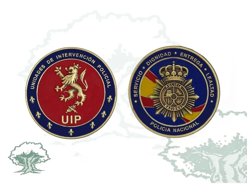 Moneda UIP Policía Nacional