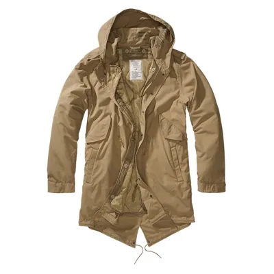 Bunda US M51 Fishtail Parka Camel Písková - Brandit