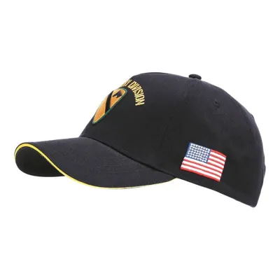 Čepice Baseball US Cavalry Wwii 3D Černá - Fostex