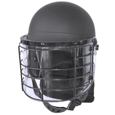 Helma RIOT VISOR S Obličejovým Štítem a Mřížkou ČERNÁ - Commando