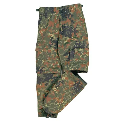 Kalhoty Dětské US BDU Zip-Off - Barva: - Německé Maskovaní, Velikost: L - Mil-Tec