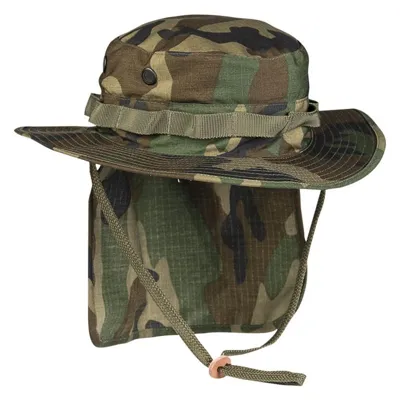 Klobouk Jungle S Límcem Rip-Stop - Barva: US, Velikost: 3XL - Teesar