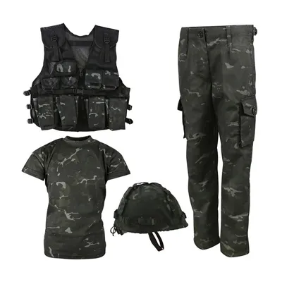 Komplet Dětský Taktický ARMY COMBO BTP - Barva: BTP, Velikost: 11-12 - Kombat