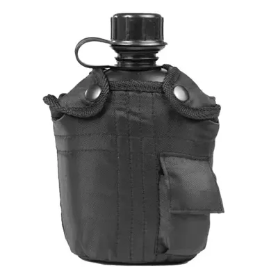 Láhev Polní US Import 1L S Obalem ČERNÁ - Mil-Tec
