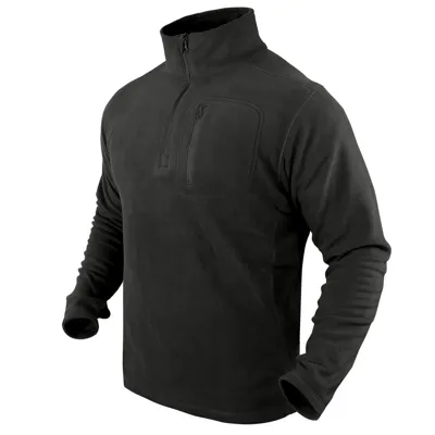 Mikina Condor 1/4 Zip Fleece Černá - Barva: Černá -, Velikost: XXL - S.T. Condor