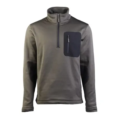 Mikina Thermo-Fleece ¾ Zip Zelená - Barva: Zelená -, Velikost: L - Mil-Tec