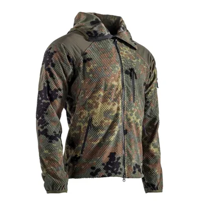 Mikina Zip S Kapucí Fleece DELTA - Barva: - Německé Maskovaní, Velikost: 3XL - AB