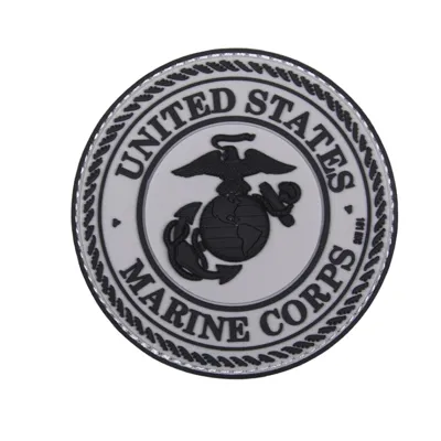 Nášivka 3D Plastová United States Marine Corps Šedá - 101Inc