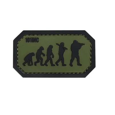 Nášivka Evolution Velcro 3D PVC Zelená - 101Inc