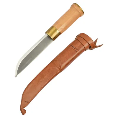 Nůž Finský Malý 24 cm S Koženým Pouzdrem - Mil-Tec