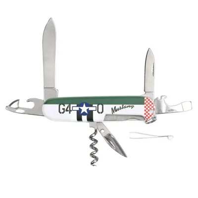Nůž Zavírací P-51 Mustang Multifunkční Série WWII - Fostex