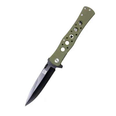 Nůž Zavírací Shadow H219 Hladké Ostří Zelená Rukojeť - 101Inc