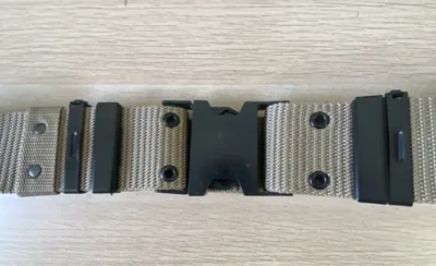 Opasek Svrchní Béžový 105×5,5 cm, Použitý - Belt Trousers