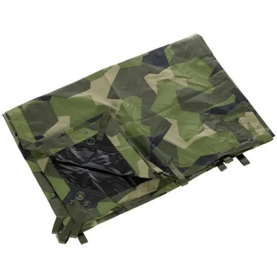 Plachta Basha/Tarp 280x190cm Rip-Stop Švédské Maskování M90 - TacGear