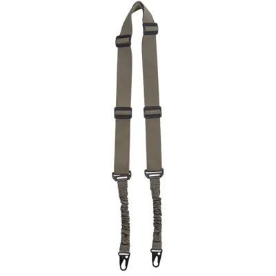 Popruh Taktický Zbraňový 2-BODOVÝ Bungee Zelený - Mil-Tec