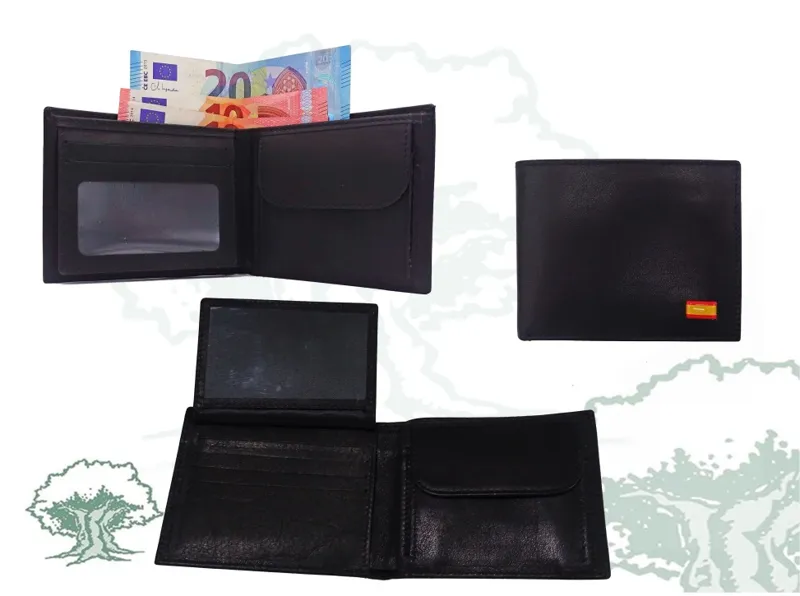 Cartera Monedero · Negro