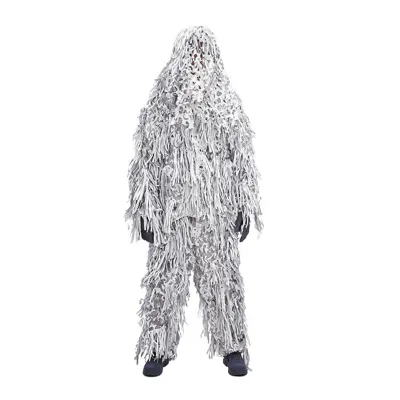 Převlek Maskovací Ghillie Jackal SNOW - Do Sněhu - Barva: SNOW, Velikost: M-L - Camo Systems