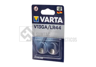 Pilas Lr 44 / V13GA Set de Dos Unidades, Alcalinas - Varta