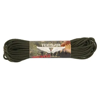 Šňůra US Padáková Ø 3 mm / 16 M / 50 Feet Zelená - Teesar