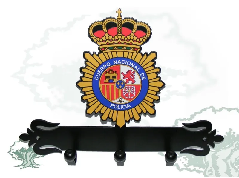 Perchero Policía Nacional