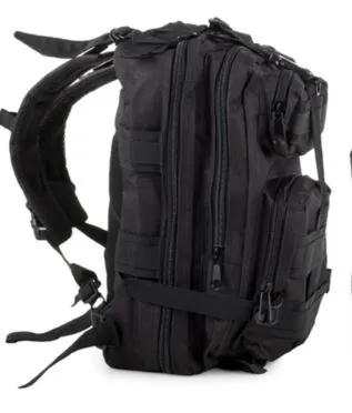 Taktický Batoh 30 L Černý, MOLLE