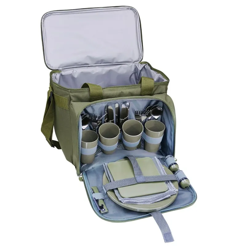Commando Taška TERMO Picnic S Piknikovým Setem Pro 4 Osoby