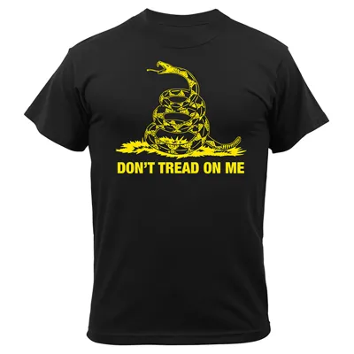 Triko Don´T Tread on Me Černé - Barva: Černá -, Velikost - Rothco