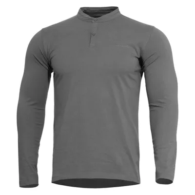 Triko Romeo Henley 2.0 Dlouhý Rukáv Šedé - Pentagon