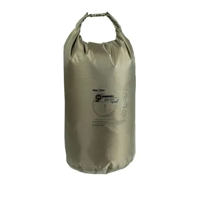 Vak Rolovací Ultralehký DRY Bag Nepromokavý 25 Litrů Zelený - Mil-Tec