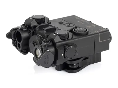 AN/PEQ-15A DBAL-A2 LED Svítilna S Červeným / IR Laserem (RIS) - Černá - FMA Airsoft