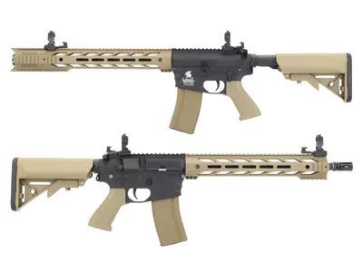 Airsoftová Zbraň M4 SPR Interceptor Sportline Bi-Ton (Gen.2) - Černo - Lancer Tactical