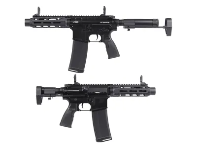 Airsoftová Zbraň Daniel Defense DDM4 PDW Platinum, ETU (DD.105B) - Černá - Cyma