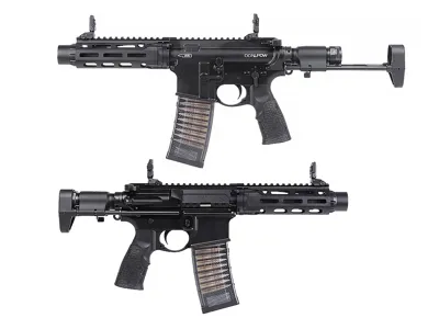 Airsoftová Zbraň Daniel Defense PDW MFR XL, Plyn CGS - Černá - Cyma