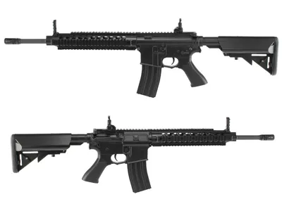 Airsoftová Zbraň M4A1 Long RIS Sportline (CM.512) - Černá - Cyma