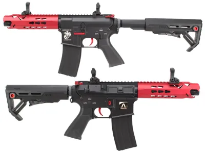 Airsoftová Zbraň EC-312-1 KeyMod - Červená - E&C (Hong Kong)