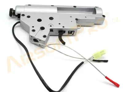Skelet QD Mechaboxu V2 S Trnem a Mikrospínačem Pro M4 - Kabely Do Pažby - Shooter
