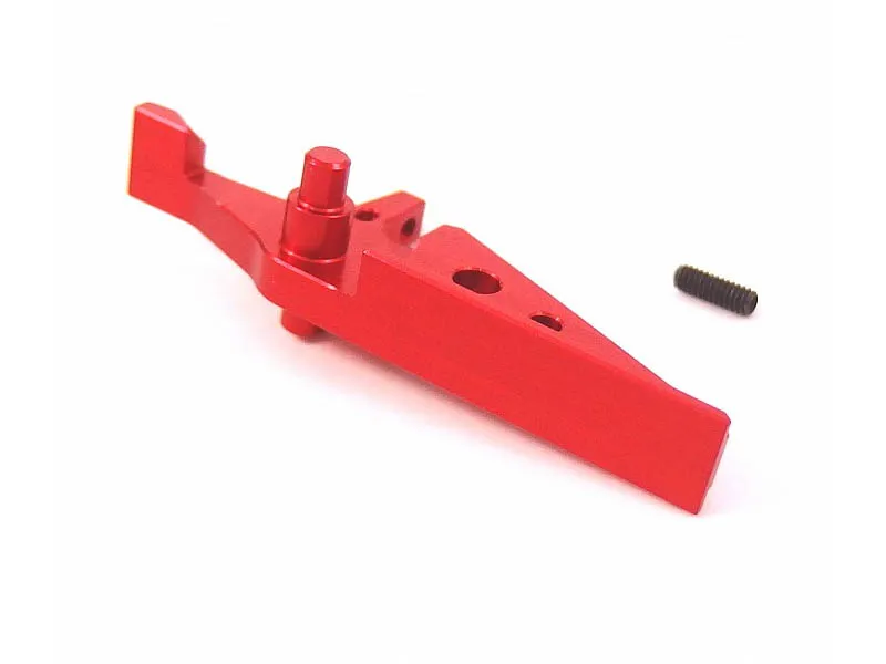 JeffTron CNC Spoušť FLAT Pro Leviathan V2 - Červená