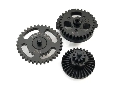 CNC Set Odlehčených Ozubených Kol 16:1 - Solink