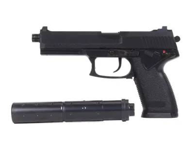 Airsoftová Pistole MK23 Special Operation S Tlumičem, CO2 Verze - Y&P