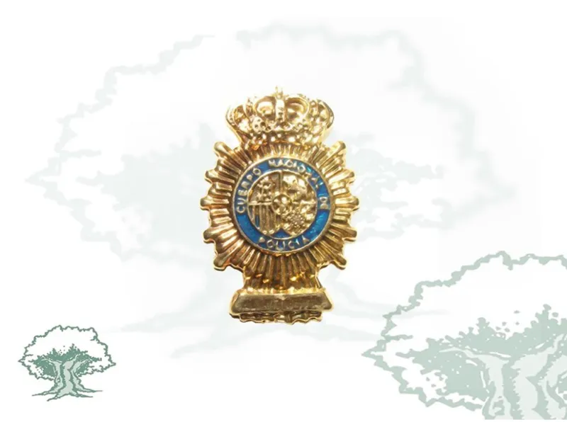 Pin Placa Policía Nacional
