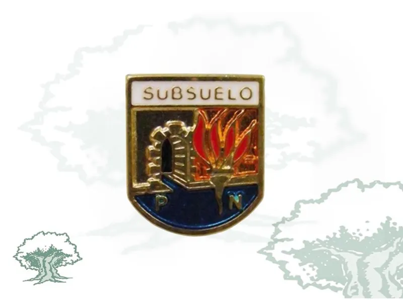 Pin Subsuelo Policía Nacional