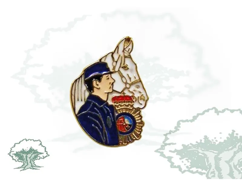 Pin Policía Nacional con Caballo