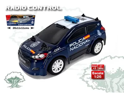 Coche Policía Nacional de Juguete Radio Control