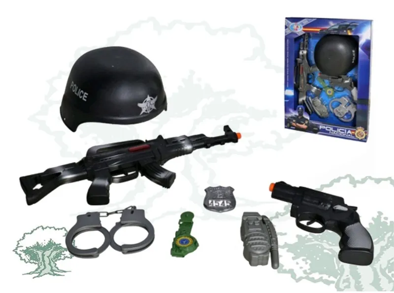 Kit de Armas Policía Nacional de Juguete