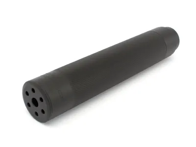 Kovový Tlumič SRS QD DTSS.380, 220 x 41,3 mm, M14X1 Levotočivý - Silverback